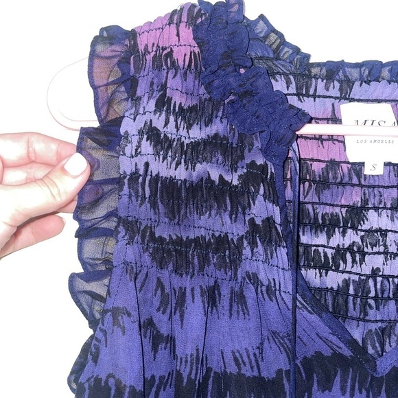 Misa Los Angeles Purple Ombré Darcy Tank Top Size Small - Picture 10 of 10